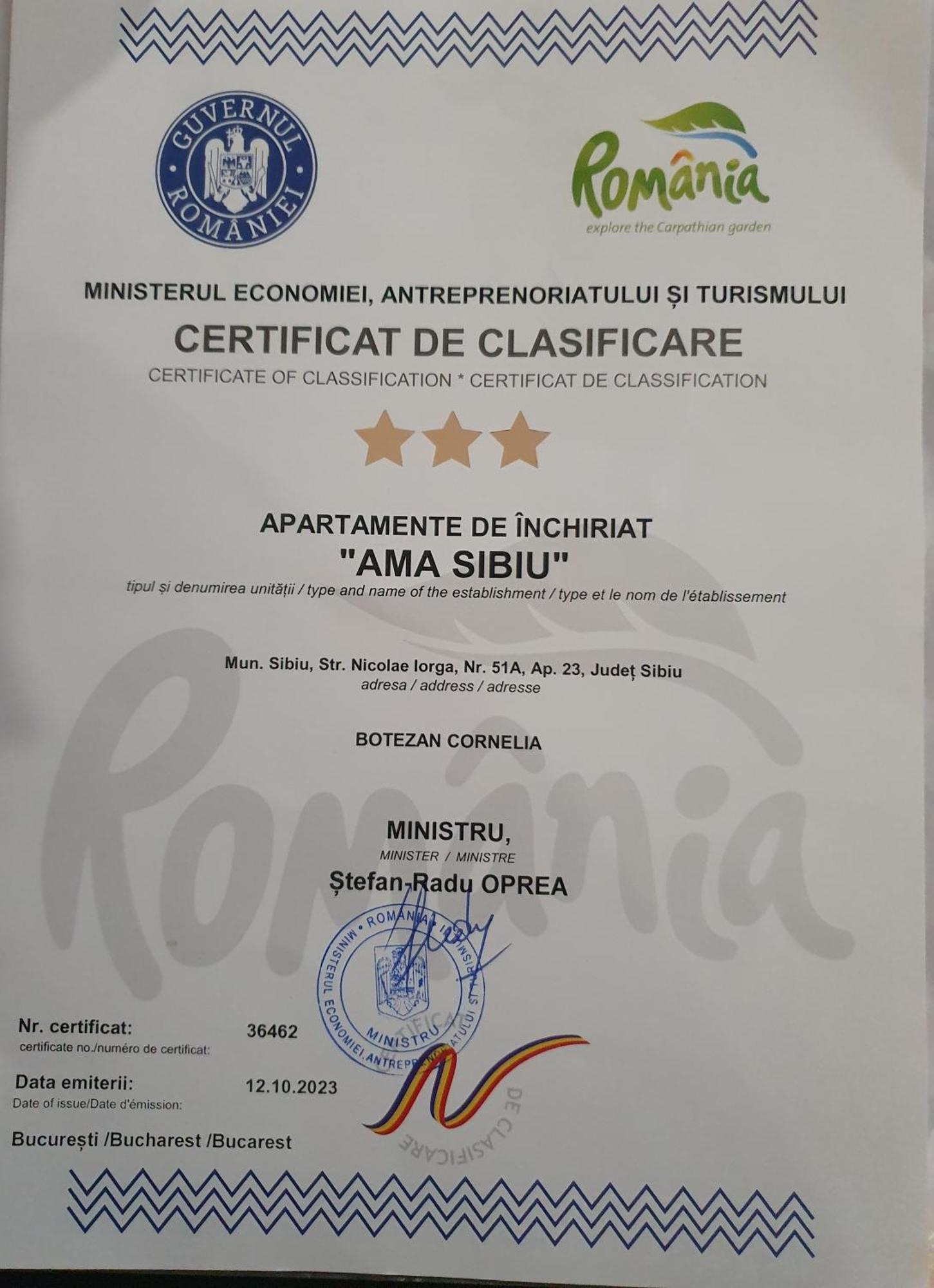 Apartament Ama Sibiu Exteriér fotografie